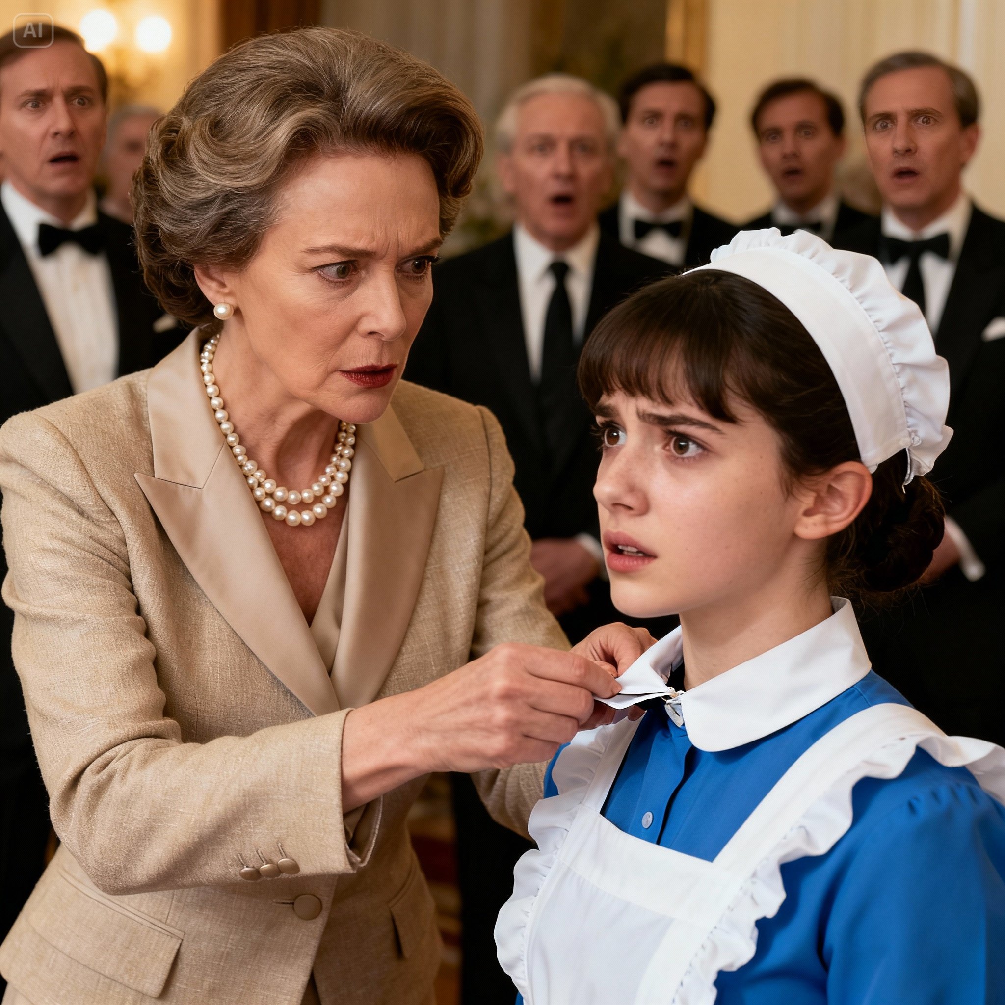 TA Millionaire’s Wife Ripped the Black Maid’s Uniform — His Reaction left the Whole House Speechless