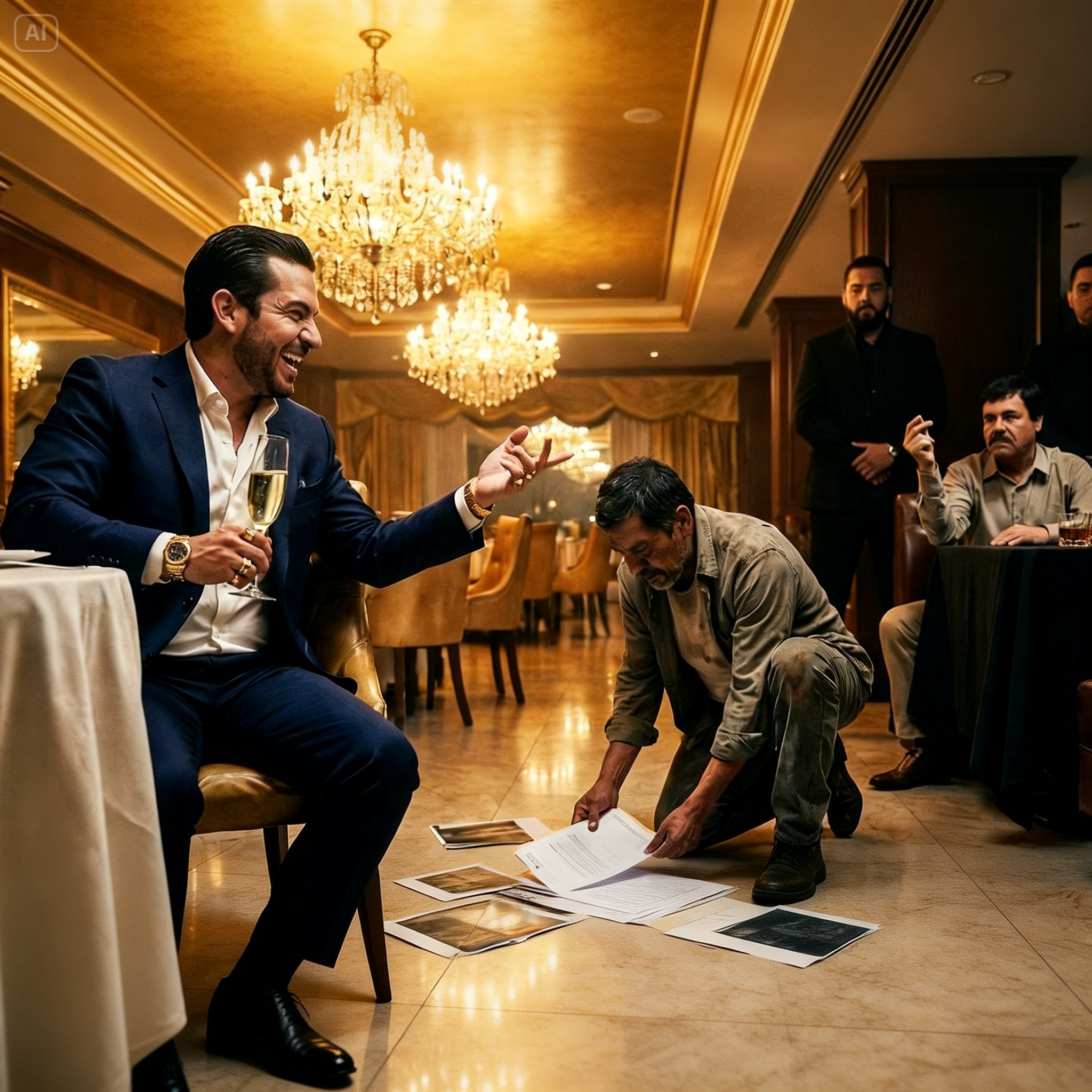 Un Rico Se Burló De Un Pobre Y El Chapo Hizo Una Seña — Y Su Risa Se Apagó Para