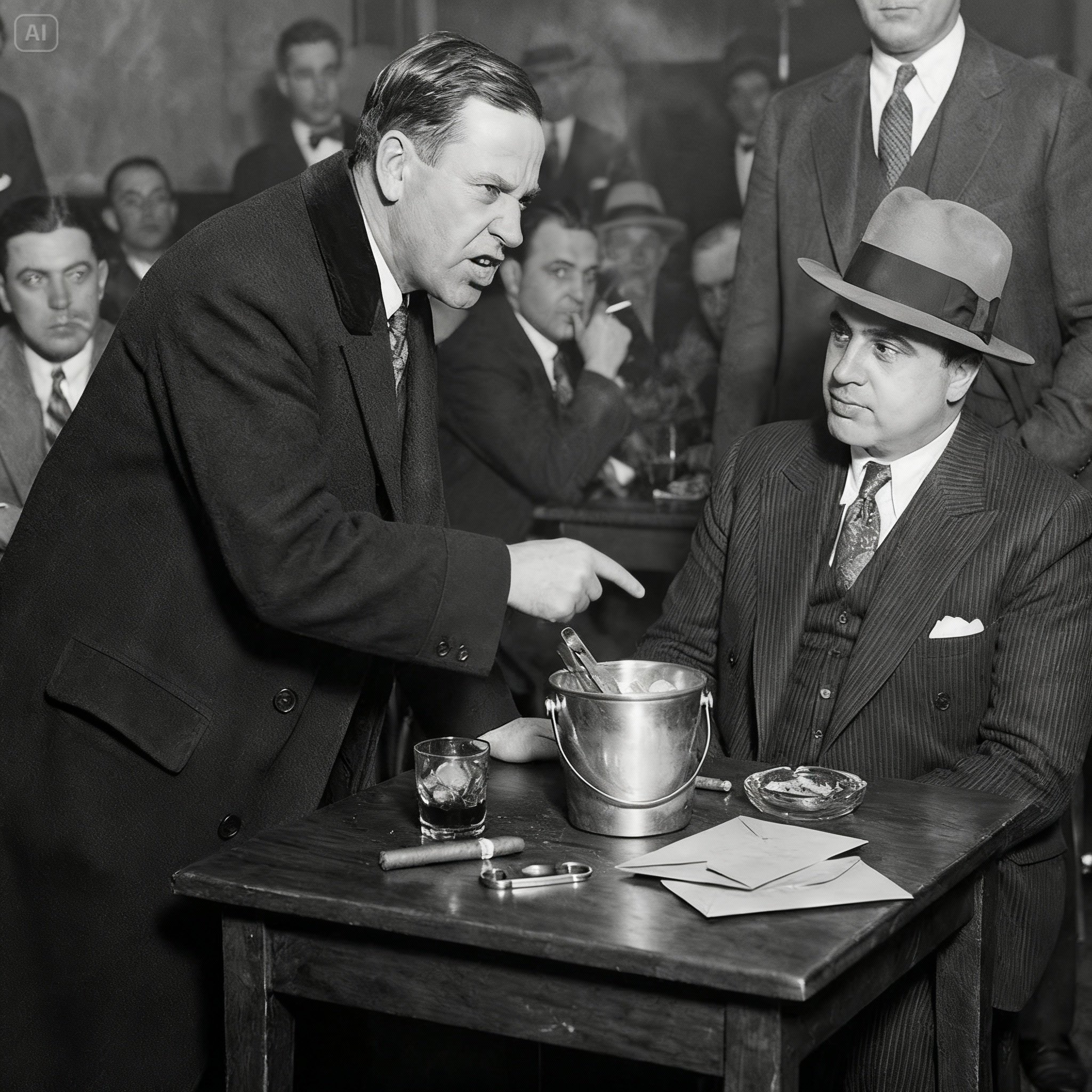 Bugs Moran Insultó a Capone en SU Club – Lo Que Pasó Después Demostró Quién MANDABA Realmente