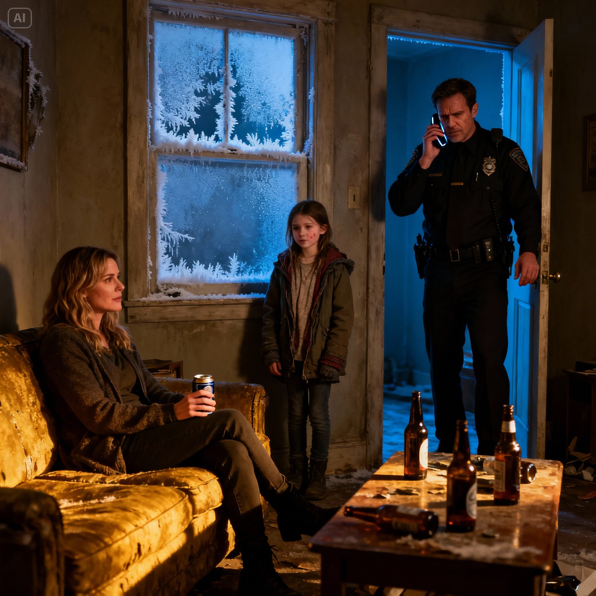 Dijo que fue un accidente. Que solo quería asustarla. Pero mi pequeña casi se congela mientras su madrastra bebía cerveza en el sofá, y fue entonces cuando le conté todo a la policía.