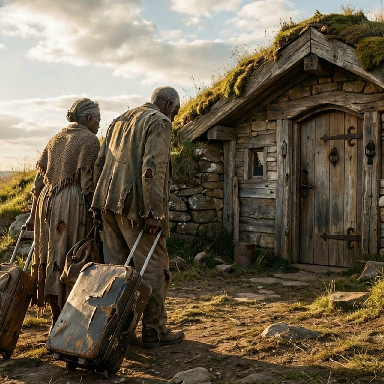 Abandonados por sus hijos, ancianos pobres hallan una casa enterrada… y todo cambia…