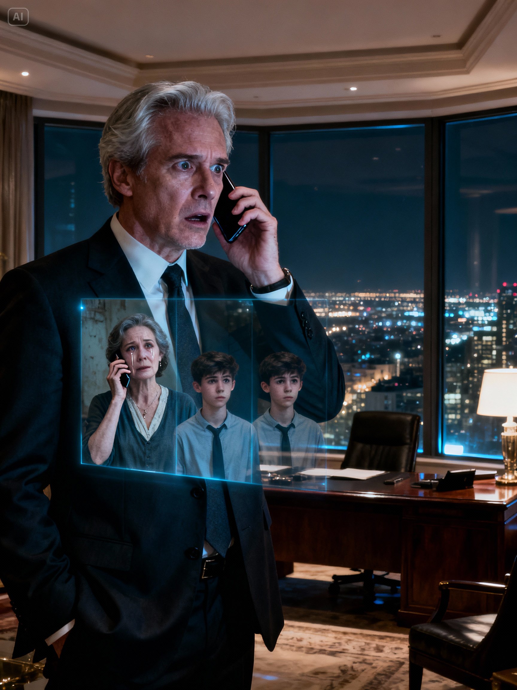 Millonario se divorcia de su esposa sin saber que está embarazada — 18 años después, ella lo llama