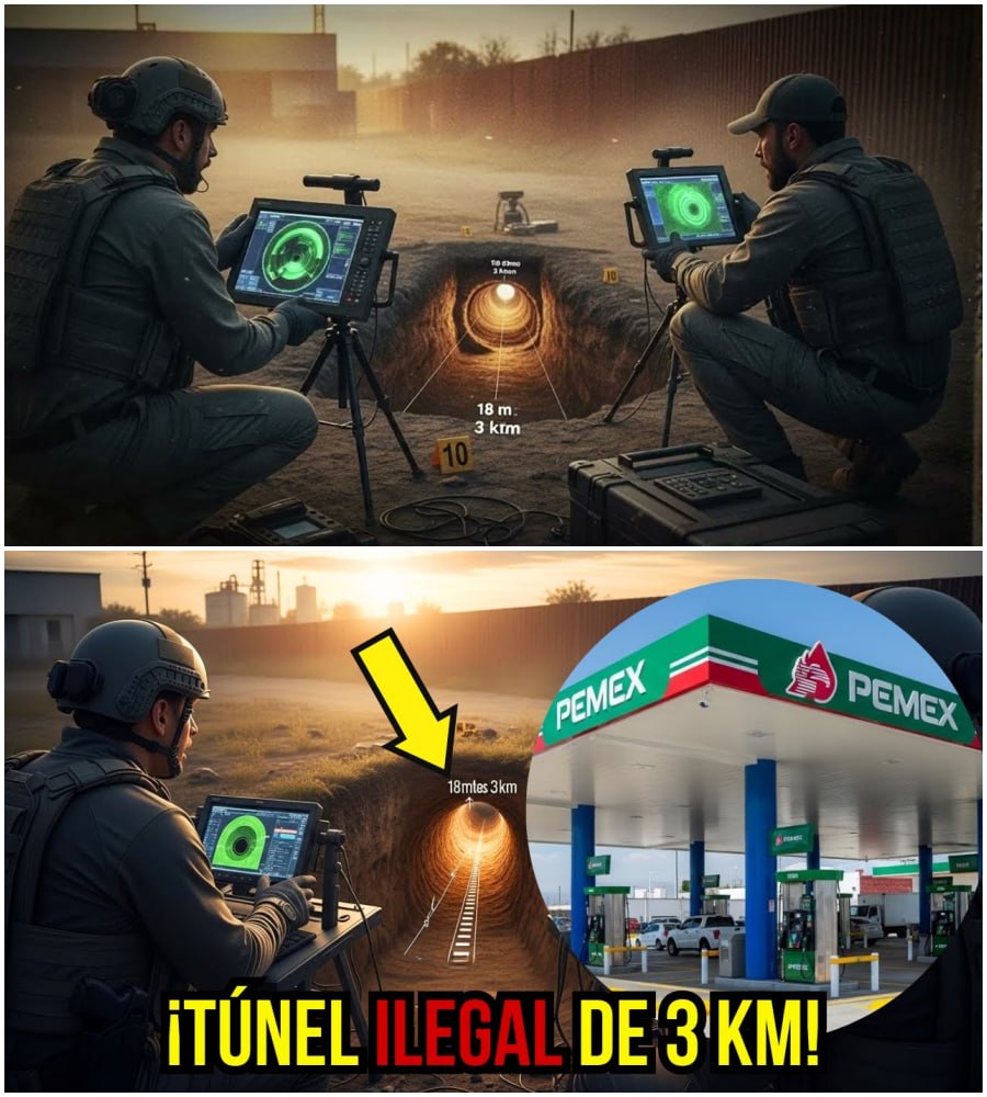 TÚNEL DE 3 KM CONECTADO DIRECTO A PEMEX REVELA EL ROBO DE COMBUSTIBLE MÁS SOFISTICADO DE LA HISTORIA…