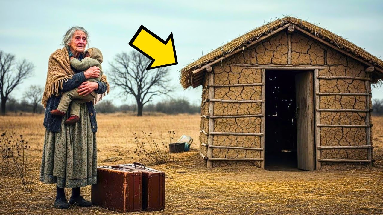 Sus Hijos Le Dejaron A La Abuela Solo Una Choza De Paja, Pero Lo Que Encontró Debajo De Ella Lo…