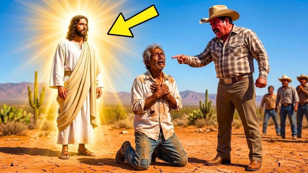RANCHERO CRUEL HUMILLÓ A PEÓN POBRE JESÚS ESTABA DISFRAZADO E HIZO JUSTICIA DIVINA…