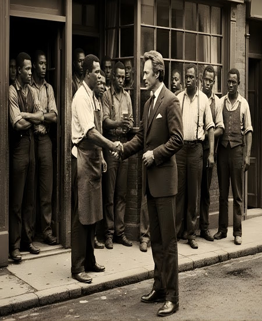 Clint Eastwood entró a un restaurante “SOLO PARA NEGROS” y lo que hizo dejó al dueño en shock