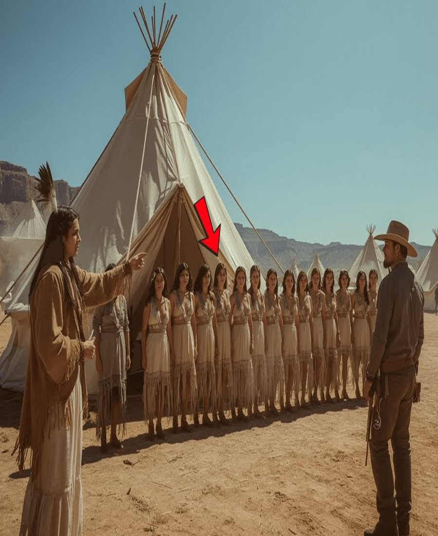 El vaquero halló agua para los Apaches… El jefe alineó 22 mujeres y su respuesta impactó