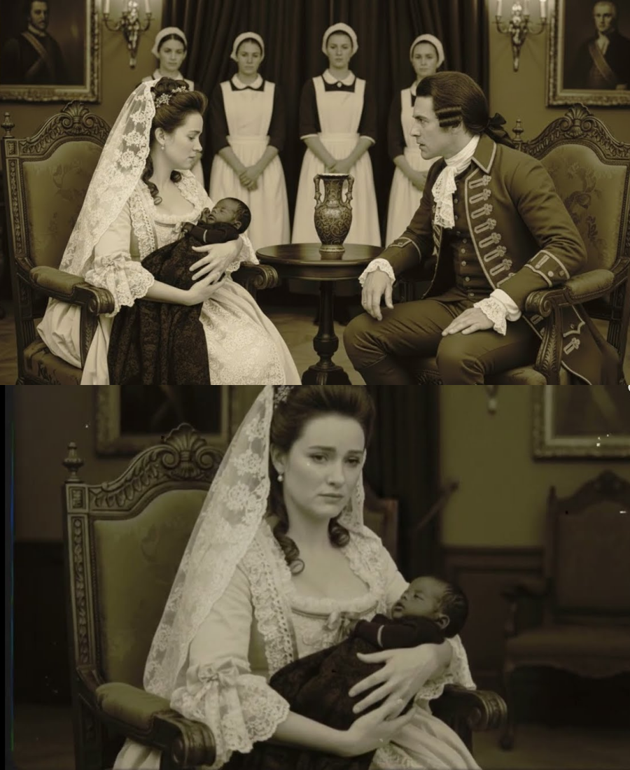 La familia más respetada de Puebla ocultó un nacimiento… la condesa que parió un hijo negro en 1784