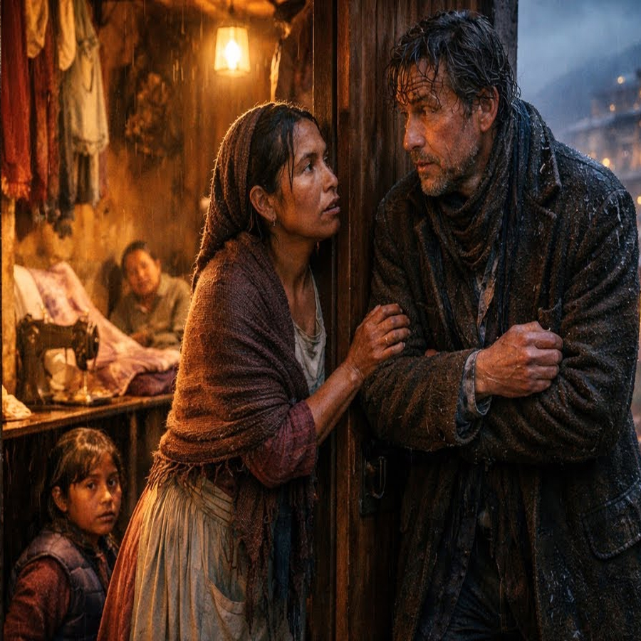 En Navidad, una costurera humilde ofreció refugio a un viajero helado… sin saber que era millonario…