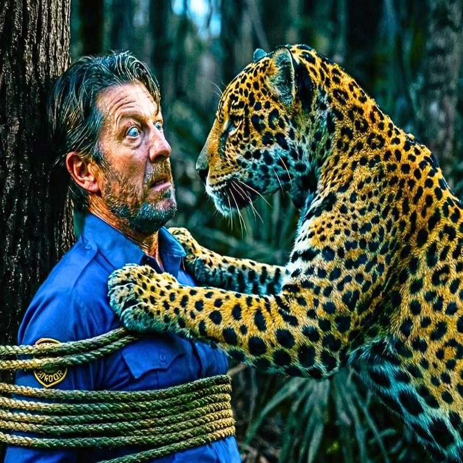 Un Jaguar Encontró a un Hombre Atado a un Árbol. Lo que Pasó es Increíble…