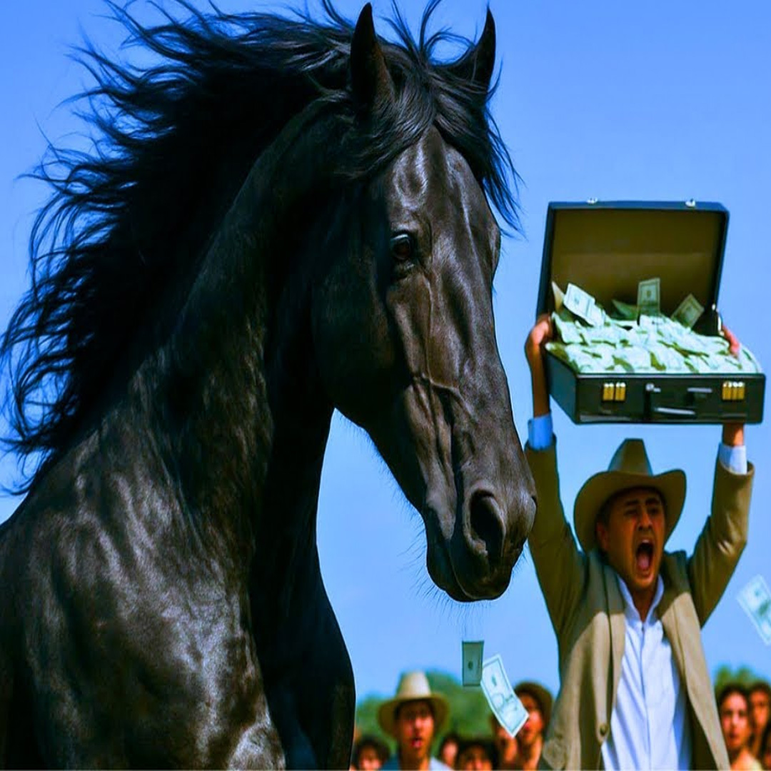 Le ofrecieron 10 millones para domar al caballo más bravo, lo que sucedió…