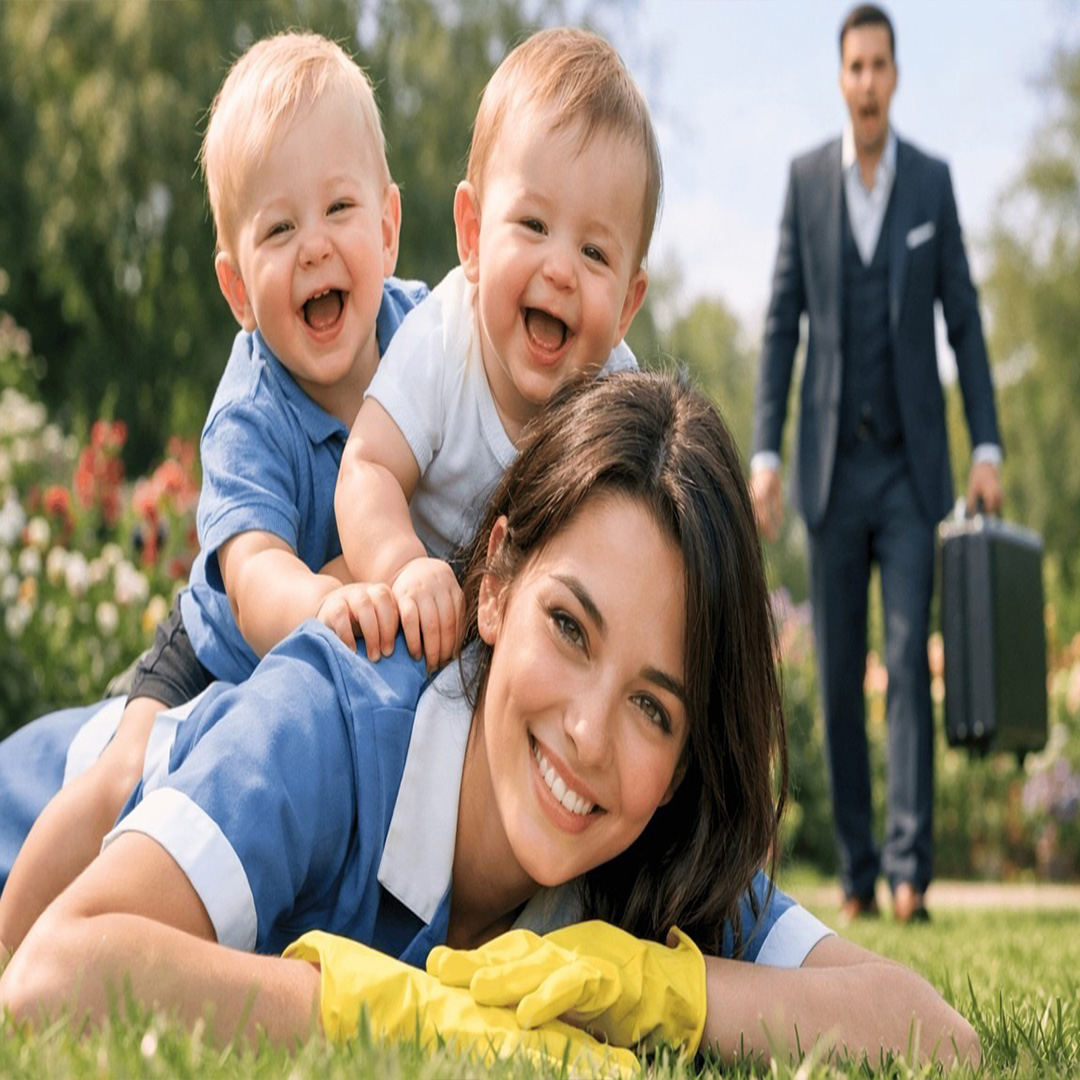 El millonario visita a su casa de campo y descubrió — lo que la niñera hacía con sus hijos…