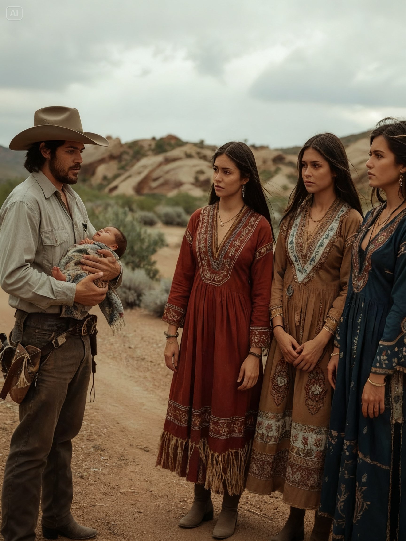 3 Mujeres Apache: ‘Le daremos leche a tu bebé pero cásate con una.’ Su respuesta dejó shock.