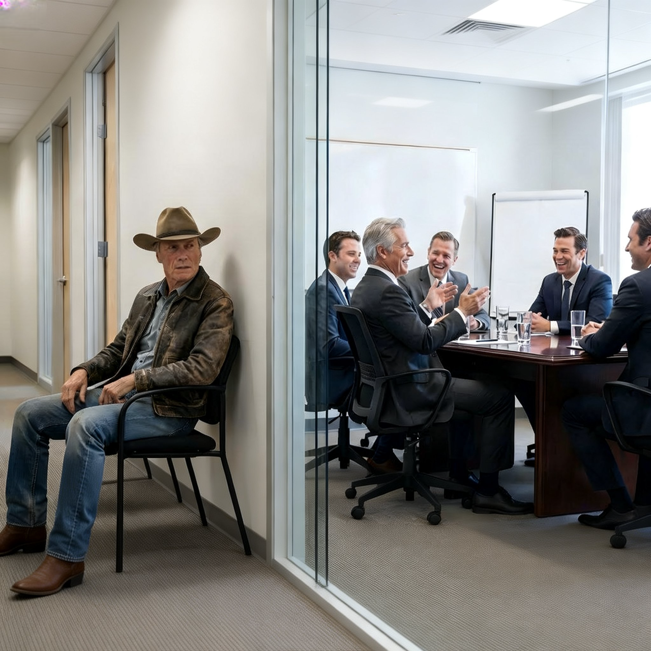 Dejan ESPERANDO a Clint Eastwood… Minutos Después DESPIDE a Todos…