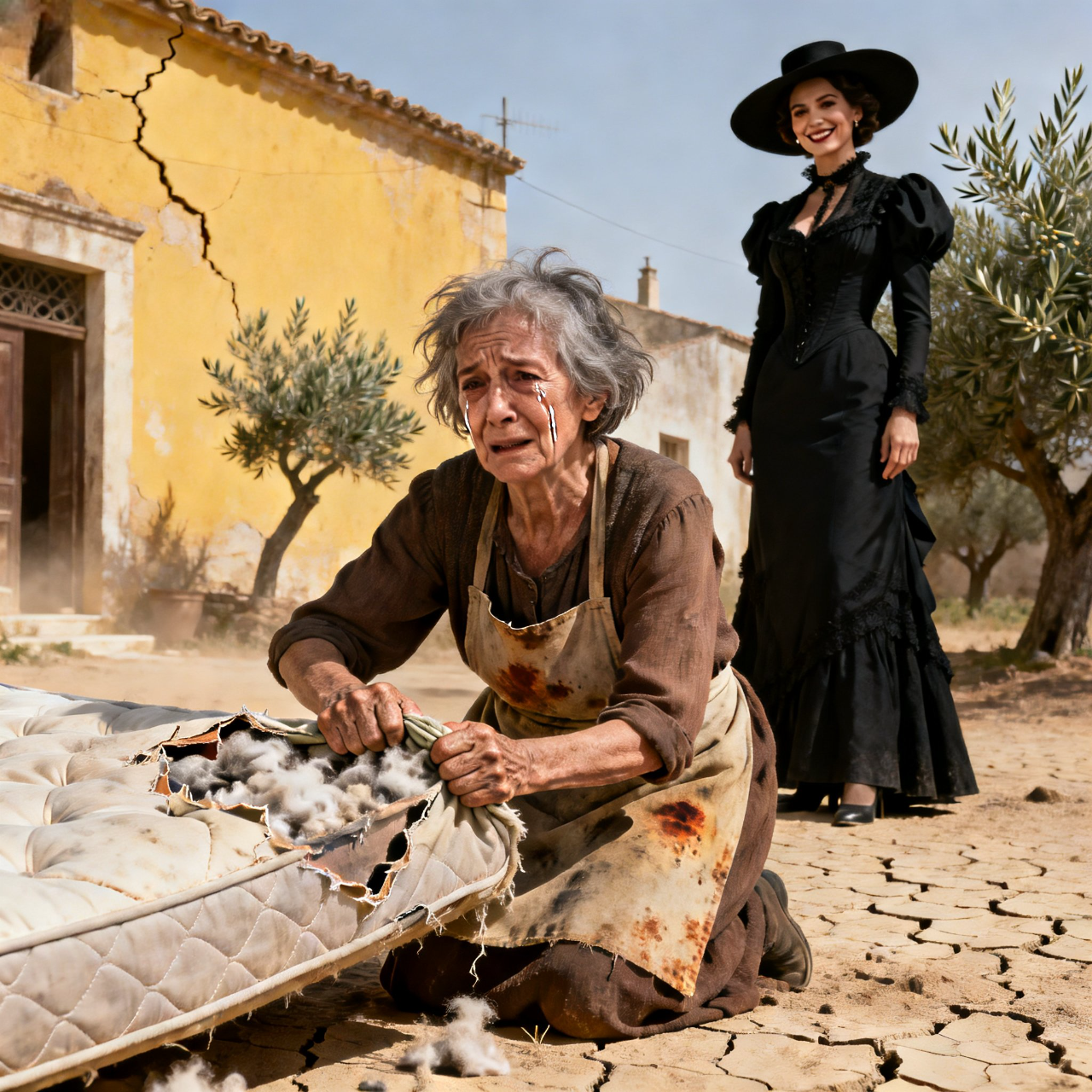 La Rica le Regaló un “Colchón Viejo” a la Sirvienta… El Relleno Era de Billetes Puros…