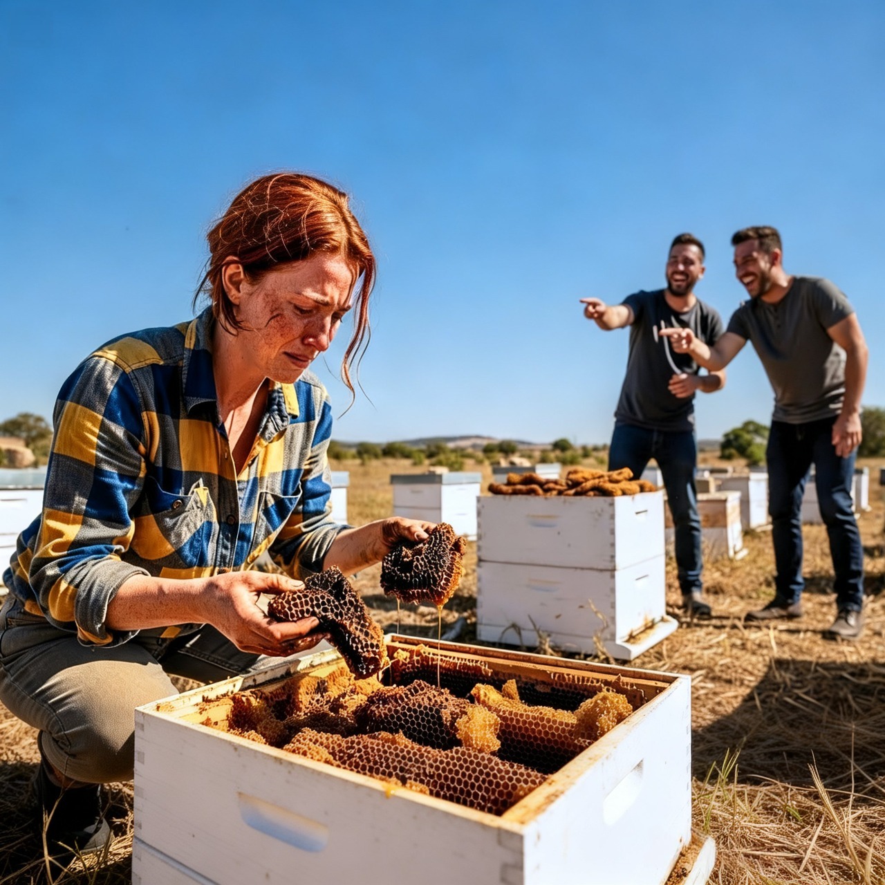 Sus hermanos la dejaron con un colmenar destruido… años después suplicaron por su miel curativa…