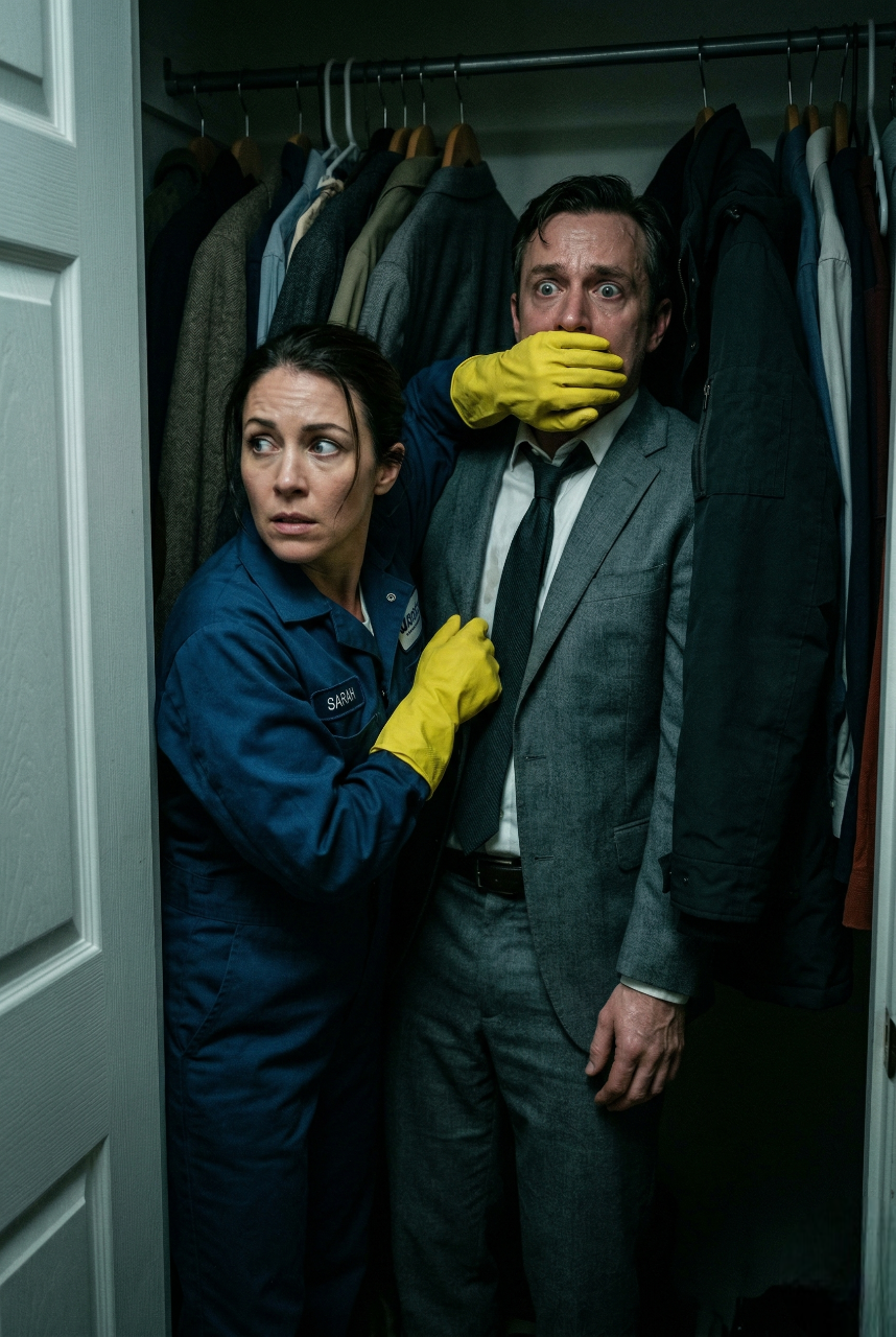 EL MILLONARIO LLEGA TEMPRANO A CASA Y LA EMPLEADA DICE: “CÁLLATE, NO DIGAS NADA”…