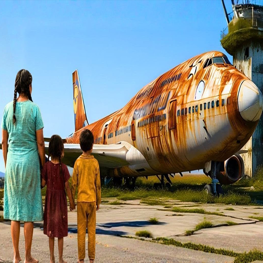 A la viuda, la patrona le pagó con un avión abandonado por 11 años de trabajo — pero algo pasó…