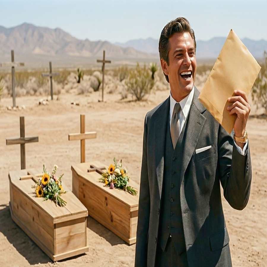 El Hijo Llegó al Funeral a Reírse de Sus Padres… Sin Saber lo que el Abogado Traía en Ese Sobre…