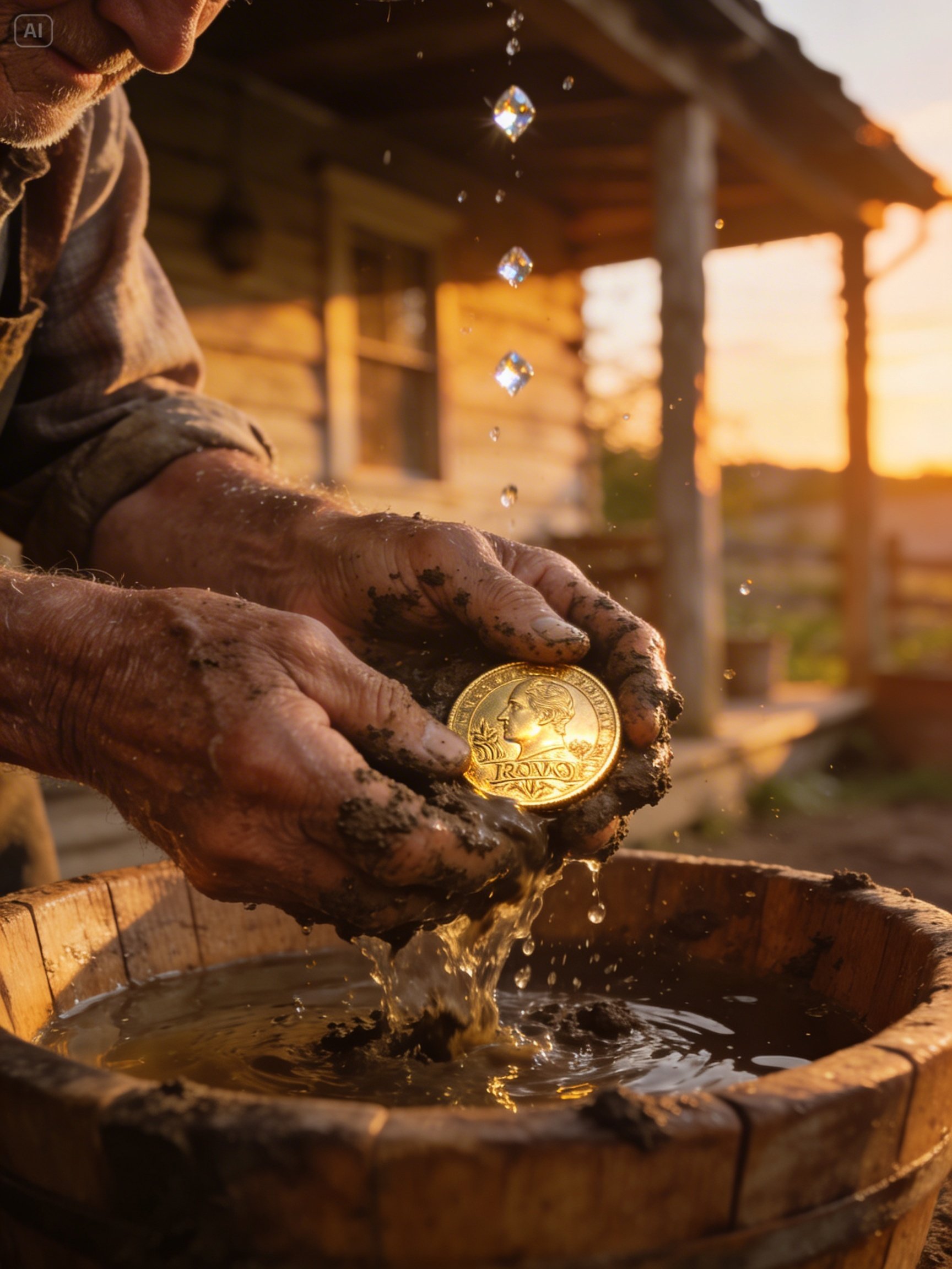 El Patrón Rico le pagó 30 años con “Monedas viejas”, llenas de barro… Sin saber quién era… 💔😡🪙