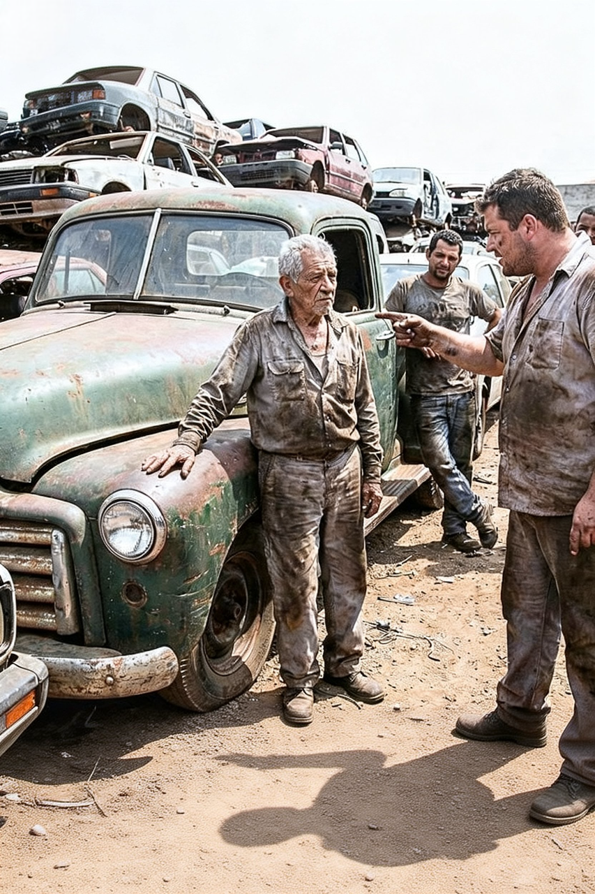 ¿180 PESOS POR ESO? Todos rieron en el yonke.GMC 1946 restaurada vale lo que ellos ganan en 3 años…