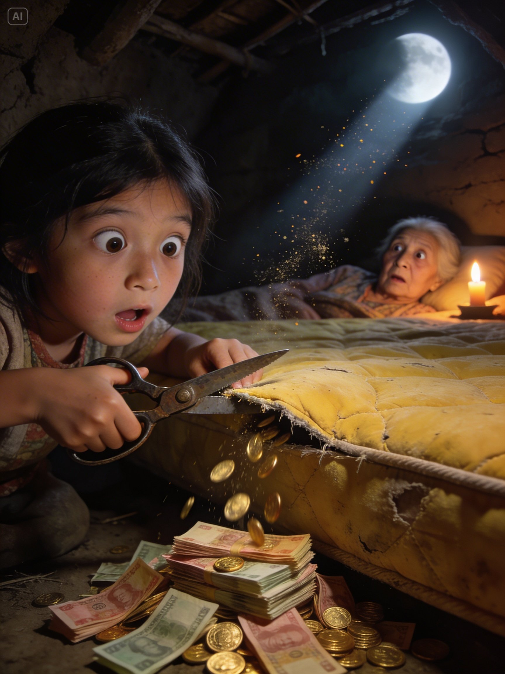 La Rica le Regaló un “Colchón Viejo” a la Sirvienta… El Relleno Era de Billetes Puros 🛏️💵