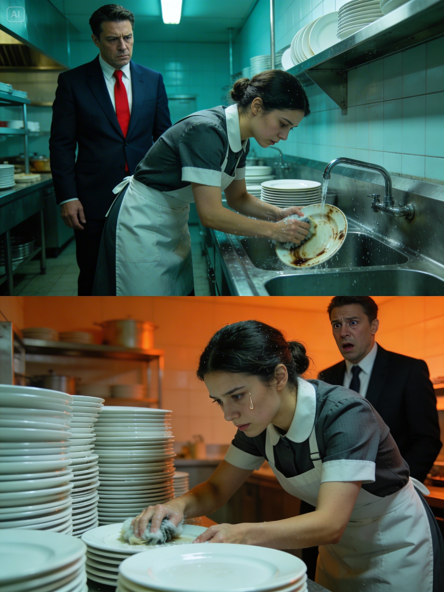 La brillante estudiante que lavaba platos en secreto… hasta que su jefe descubrió la verdad que cambiaría sus vidas para siempre