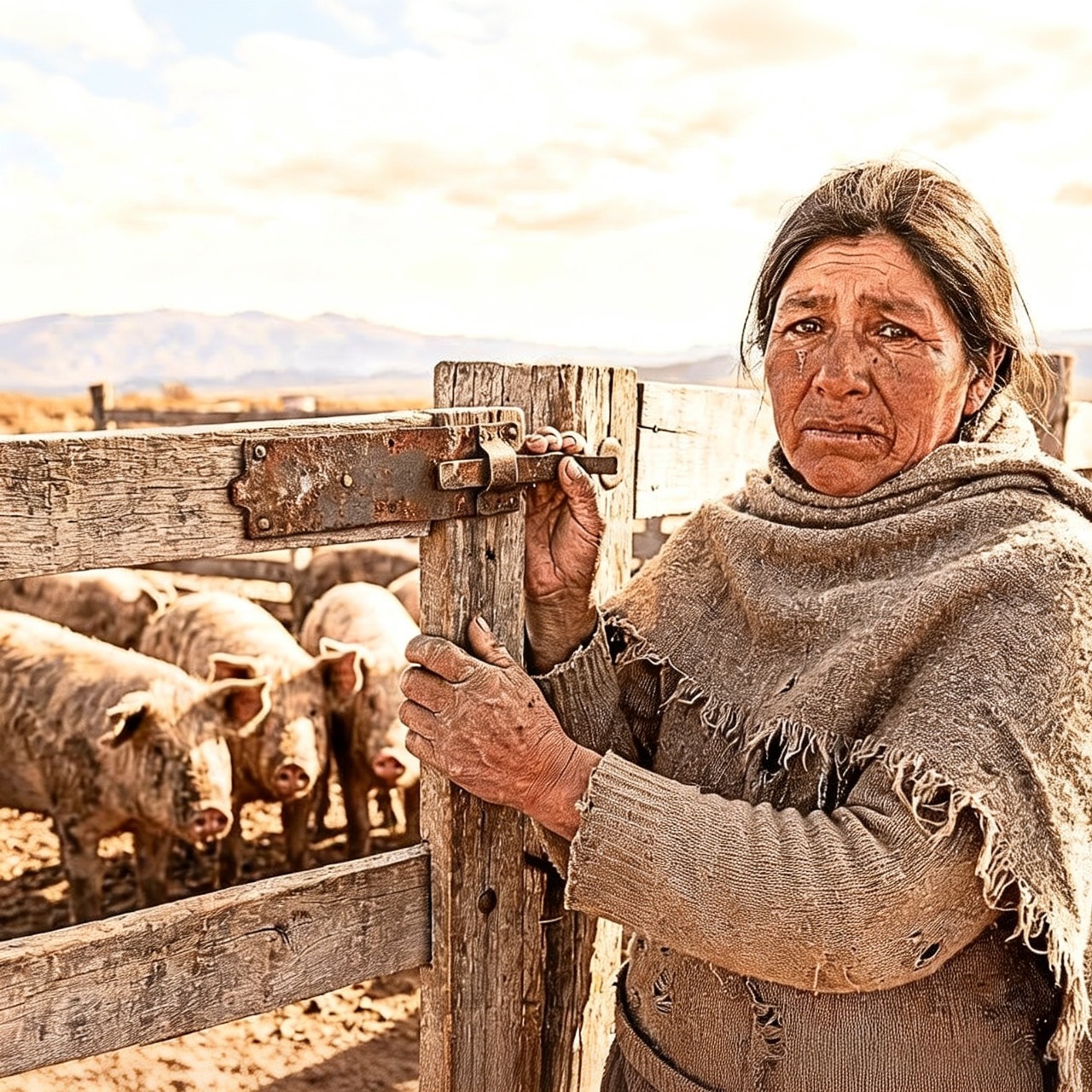 Los Hermanos Dividieron La Herencia Y Ella Solo Se Quedó Con Los Puercos… Pero Algo Cambió Todo…