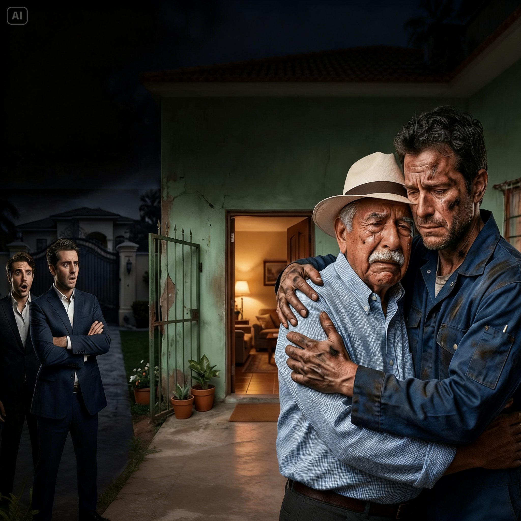 Fingí Estar En Bancarrota… Mis Hijos Ricos Me Expulsaron — Solo El Más Pobre Me Abrió La Puerta…