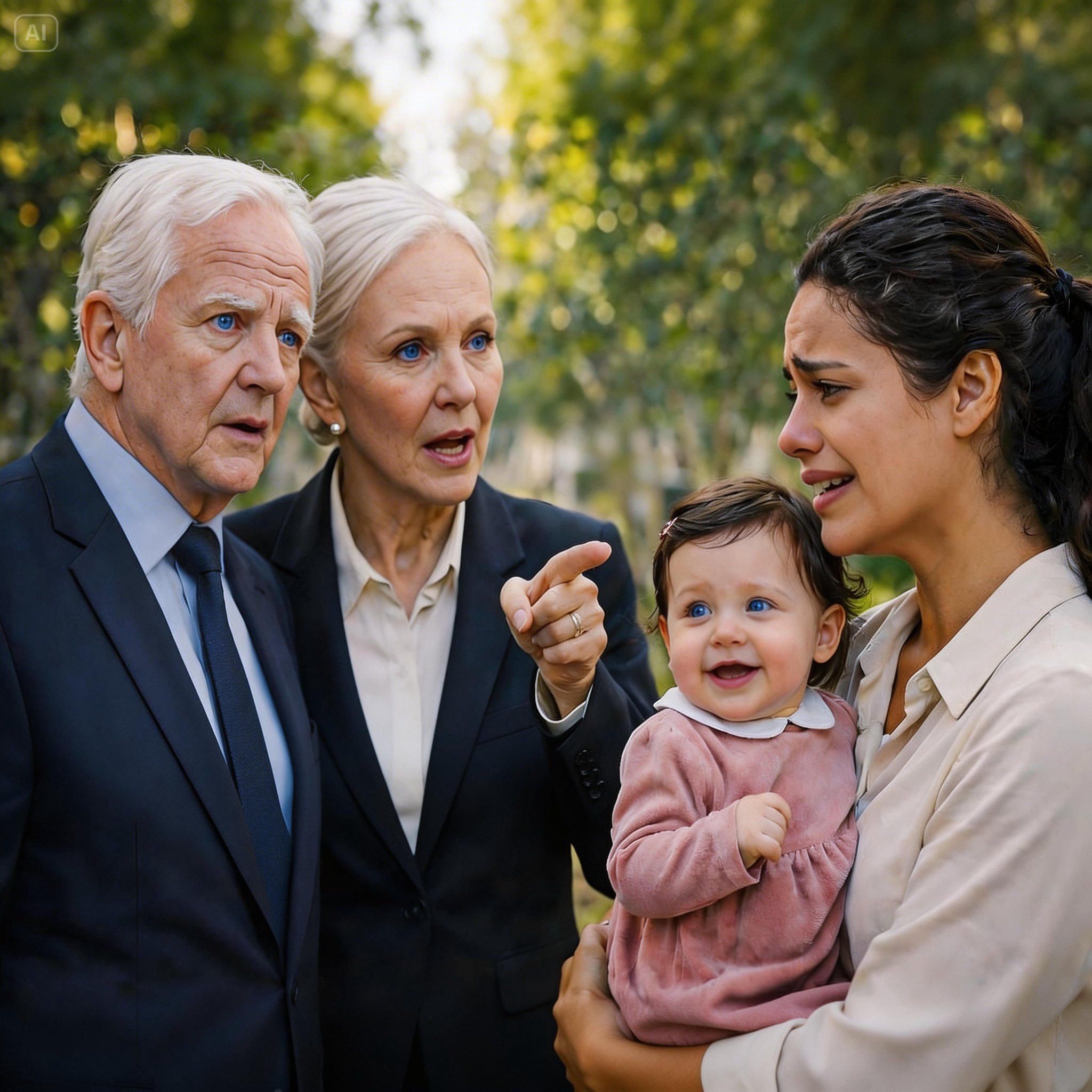 EL MATRIMONIO MILLONARIO VISITA TUMBA DE SU HIJO… Y SE QUEDA HELADO AL VER A UNA NIÑA IDÉNTICA A ÉL…