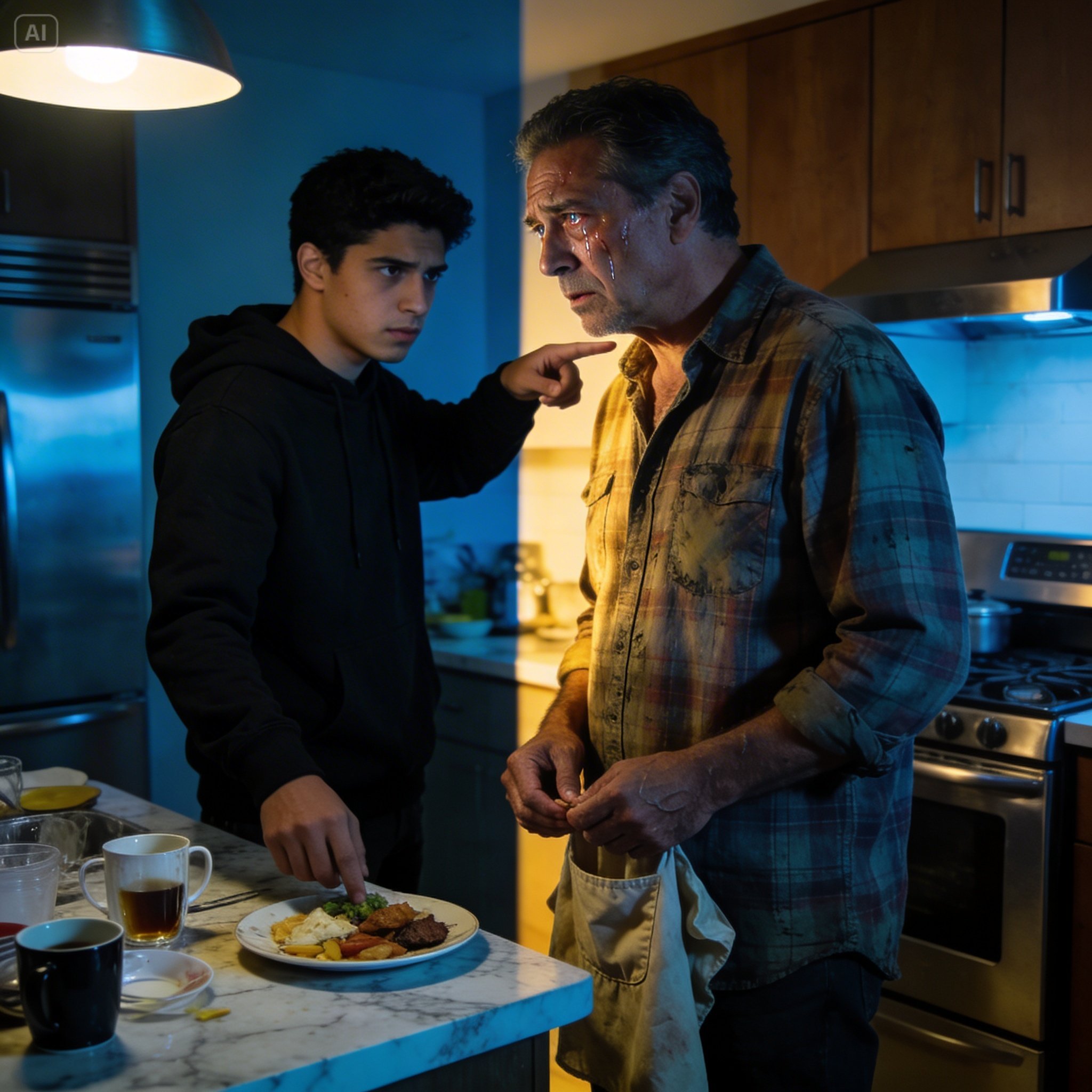 Mi hijo me negó el desayuno. yo guardé silencio. pero ellos no sabían…