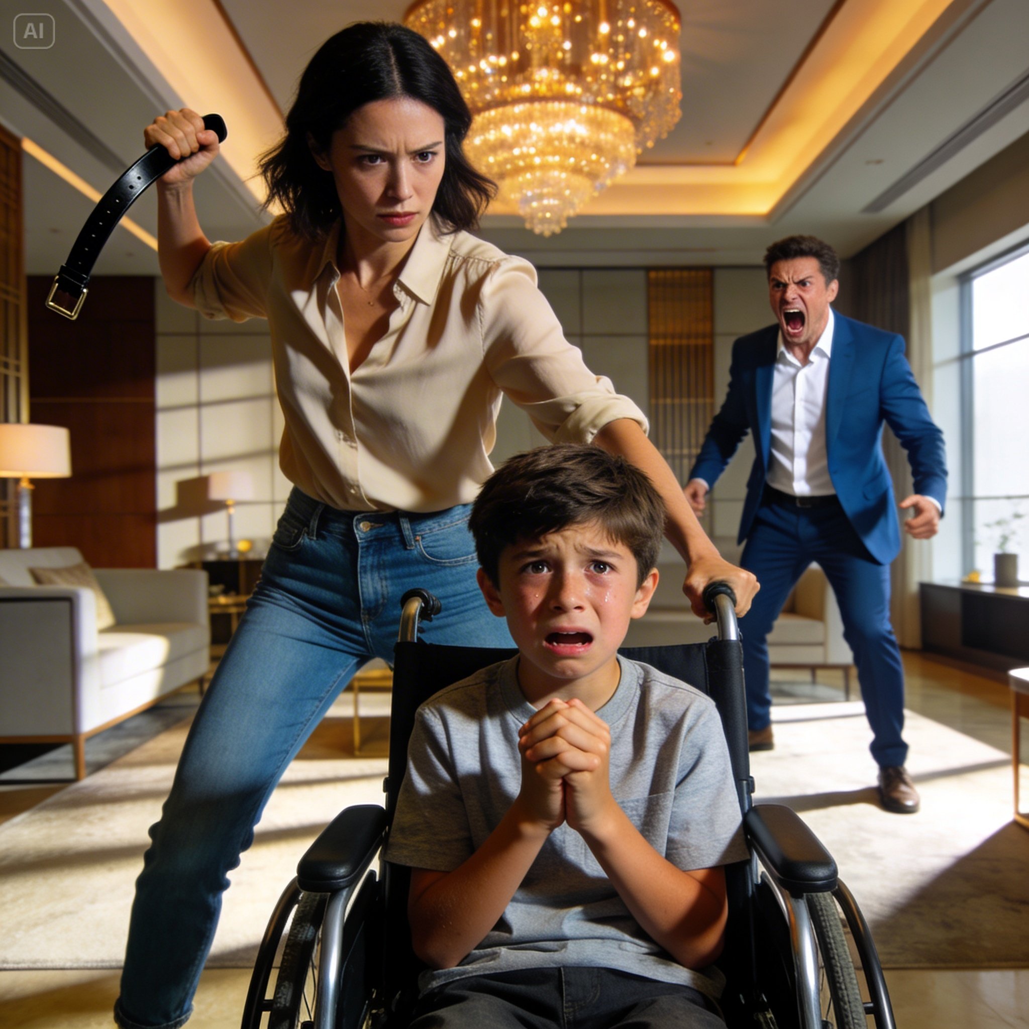 EL MILLONARIO SE ESCONDIÓ EN EL SÓTANO — DESCUBRIÓ POR QUÉ SU HIJO LISIADO GRITABA CADA MADRUGADA…