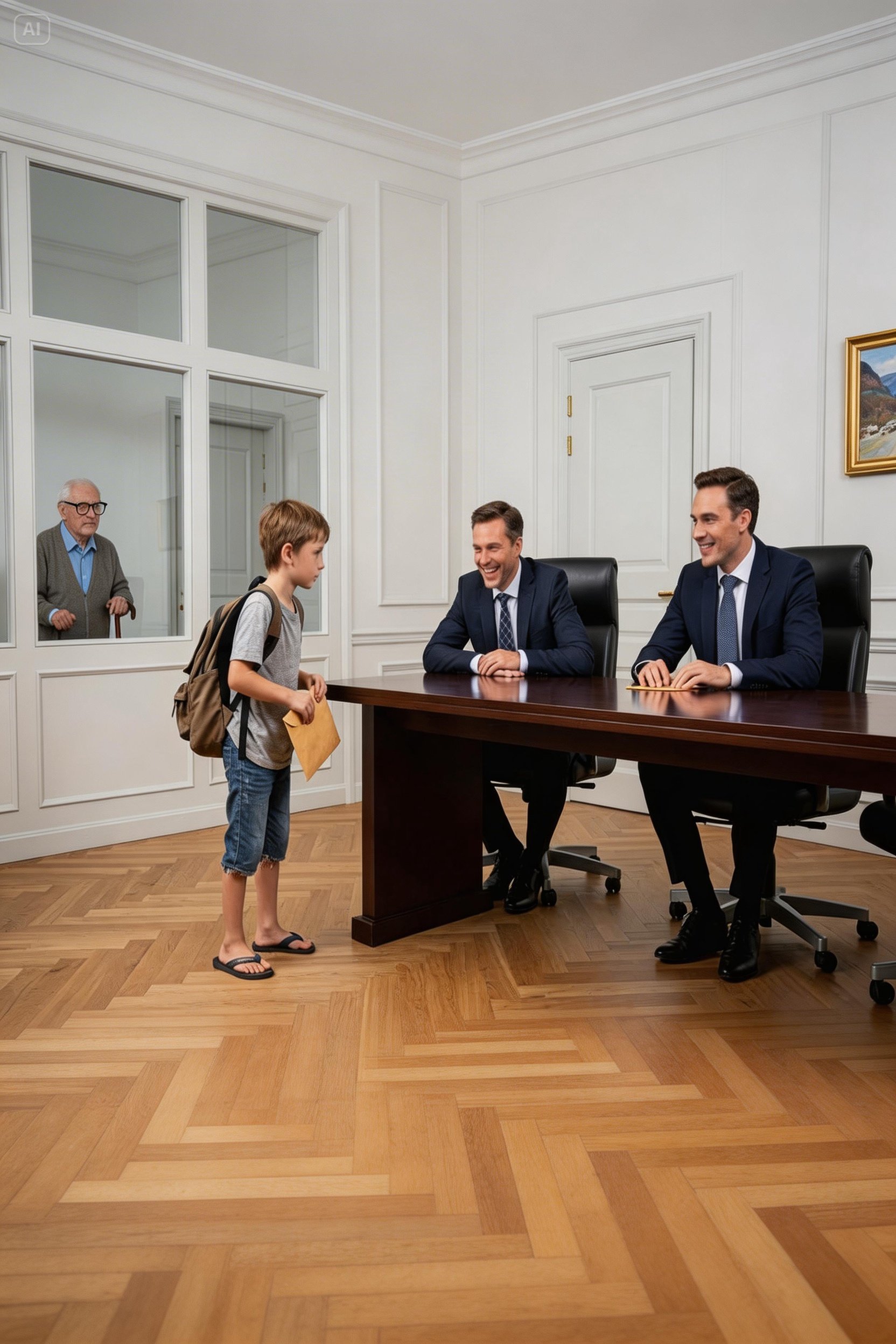 SOLO VENGO A DEVOLVER ESTE SOBRE — EL MILLONARIO SE RIÓ… PERO EL VERDADERO DUEÑO LO VIO TODO…