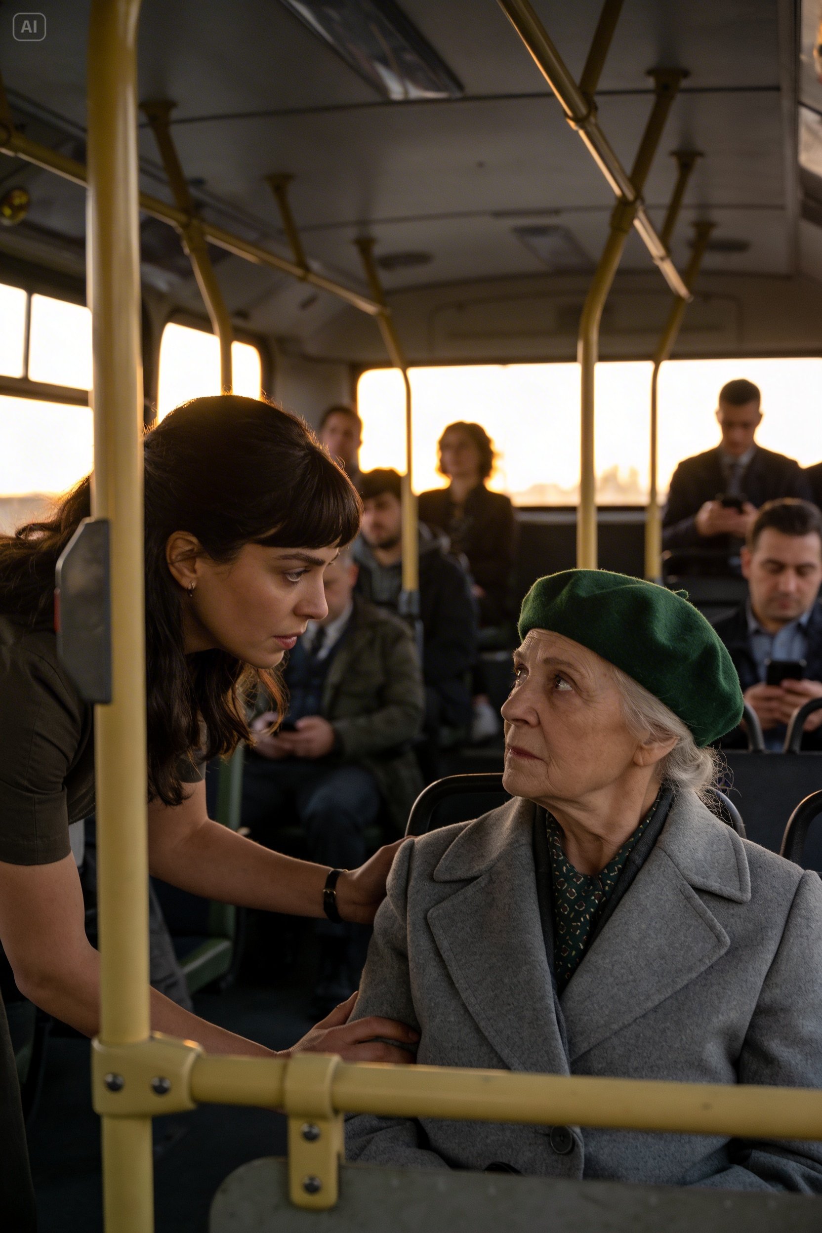 edí Mi Asiento A Una Anciana Que Me Dijo Cuando Tu Marido Te Regale Un Collar, Mételo En Agua…