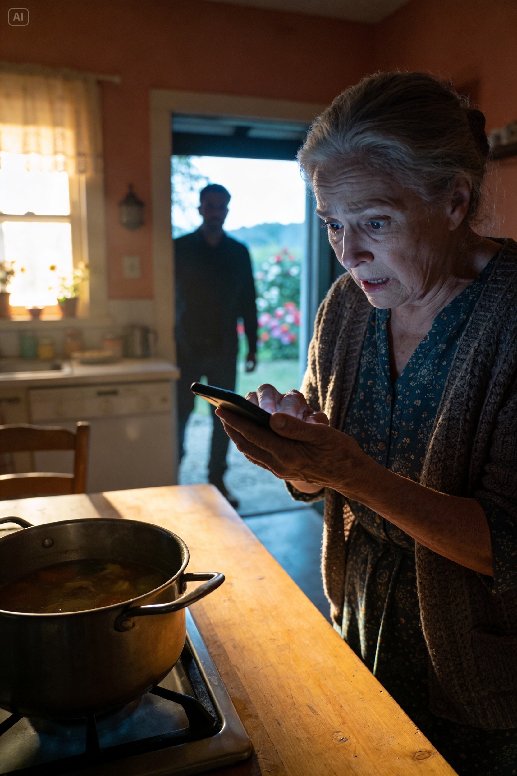 Mi yerno olvidó su móvil en mi casa… entonces llegó un mensaje de su madre: ‘Ven ahora, Janet’…