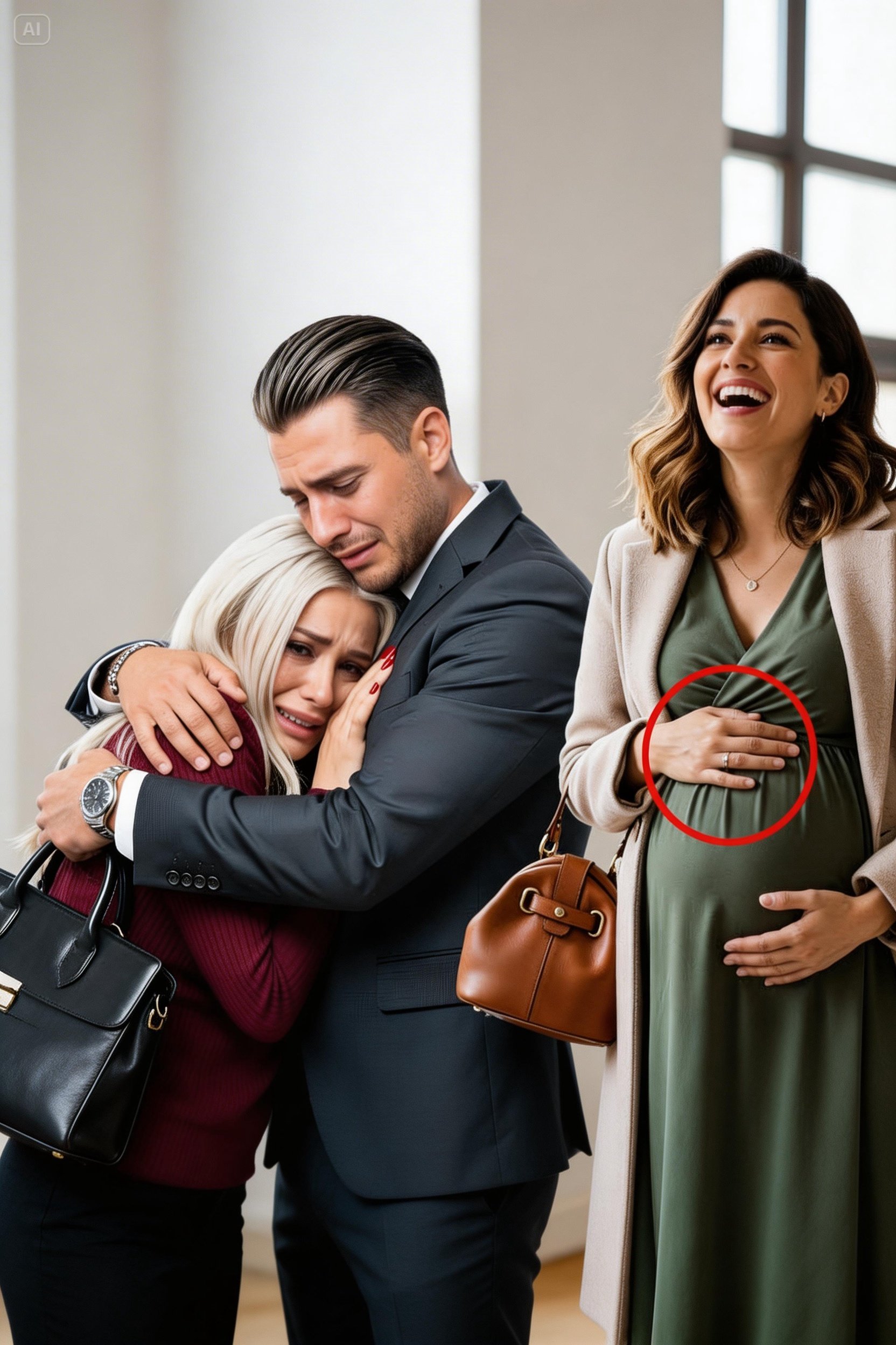 EL DÍA DEL DIVORCIO, ÉL SE CASÓ CON LA AMANTE…Y LA ESPOSA EMBARAZADA SE FUE SONRIENDO CON UN SECRETO…