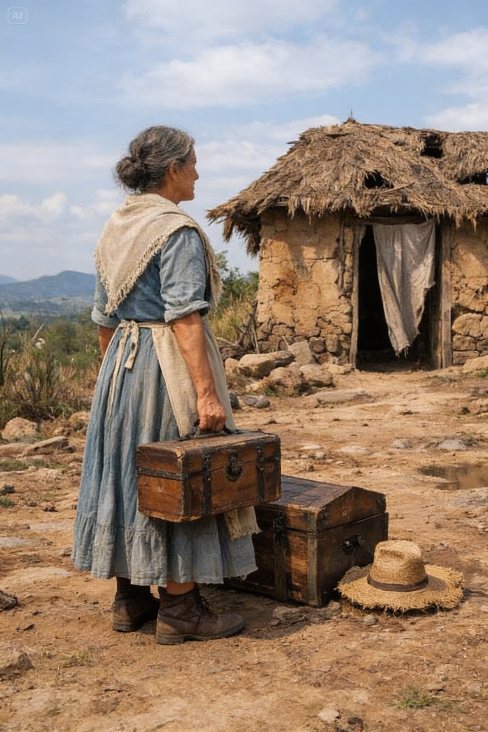 VIUDA RECIBE CASA DE PAJA COMO HUMILLACIÓN — Y EL CIELO SORPRENDIÓ A TODOS…