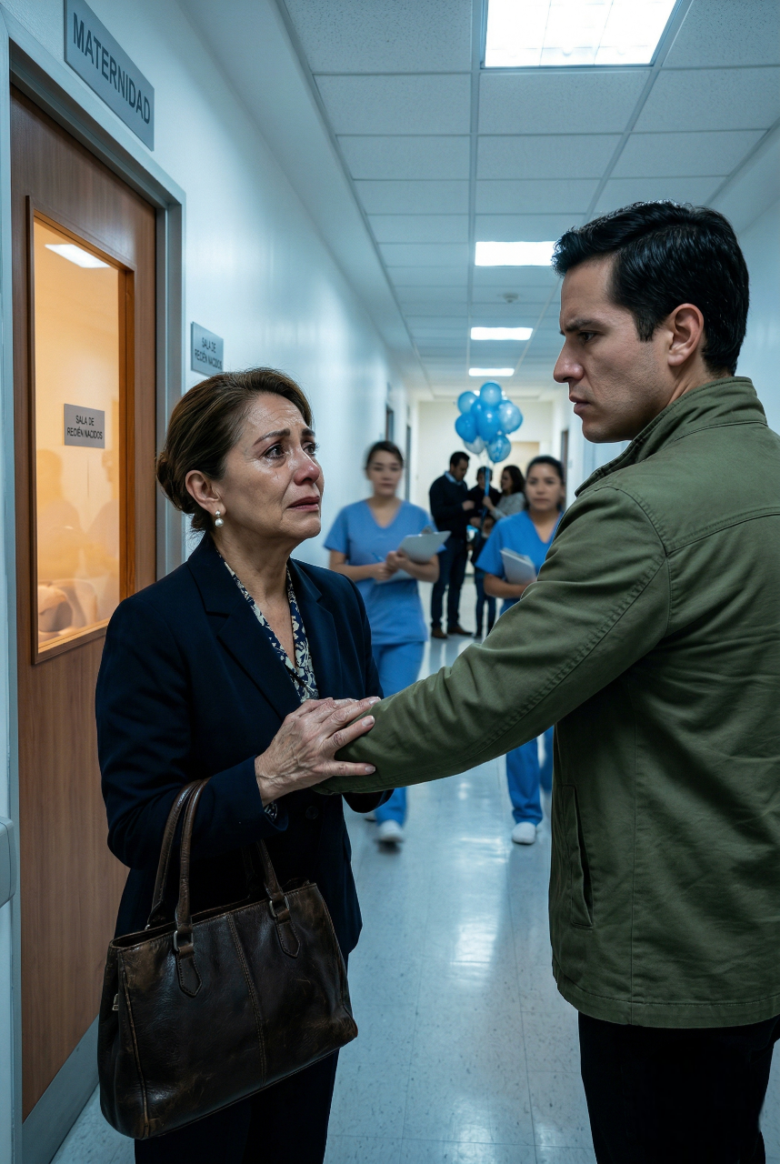 Viajé 12 horas desde Guadalajara para conocer a mi nieto recién nacido, pero mi propio hijo me frenó en un pasillo de hospital y me dijo, delante de todos, que su esposa “solo quería familia cerca” y que yo nunca había sido bienvenida; me fui humillada, lloré sola en un hotel barato y todavía pensé que el peor dolor ya había pasado… hasta que al volver a casa recibí una llamada del hospital, descubrí para qué sí me querían en sus vidas y tomé la decisión que cambió nuestro destino para siempre…