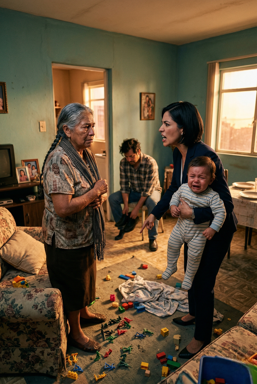 Mi nuera me gritó delante de mis nietos: “¡No sirves para nada, vieja!”, mi hijo bajó la cabeza como un cobarde, yo apreté la mandíbula, subí a mi cuarto, saqué la maleta donde guardaba el secreto que podía destruir su comodidad, esperé a que toda la casa se durmiera, dejé las llaves sobre la mesa y a las 5:50 de la mañana escapé sin una nota hacia la casa frente al mar que ellos creían perdida; tres meses después, cuando tocaron mi puerta derrotados, ya no encontraron a su sirvienta, sino a la mujer que aprendió a reinar.