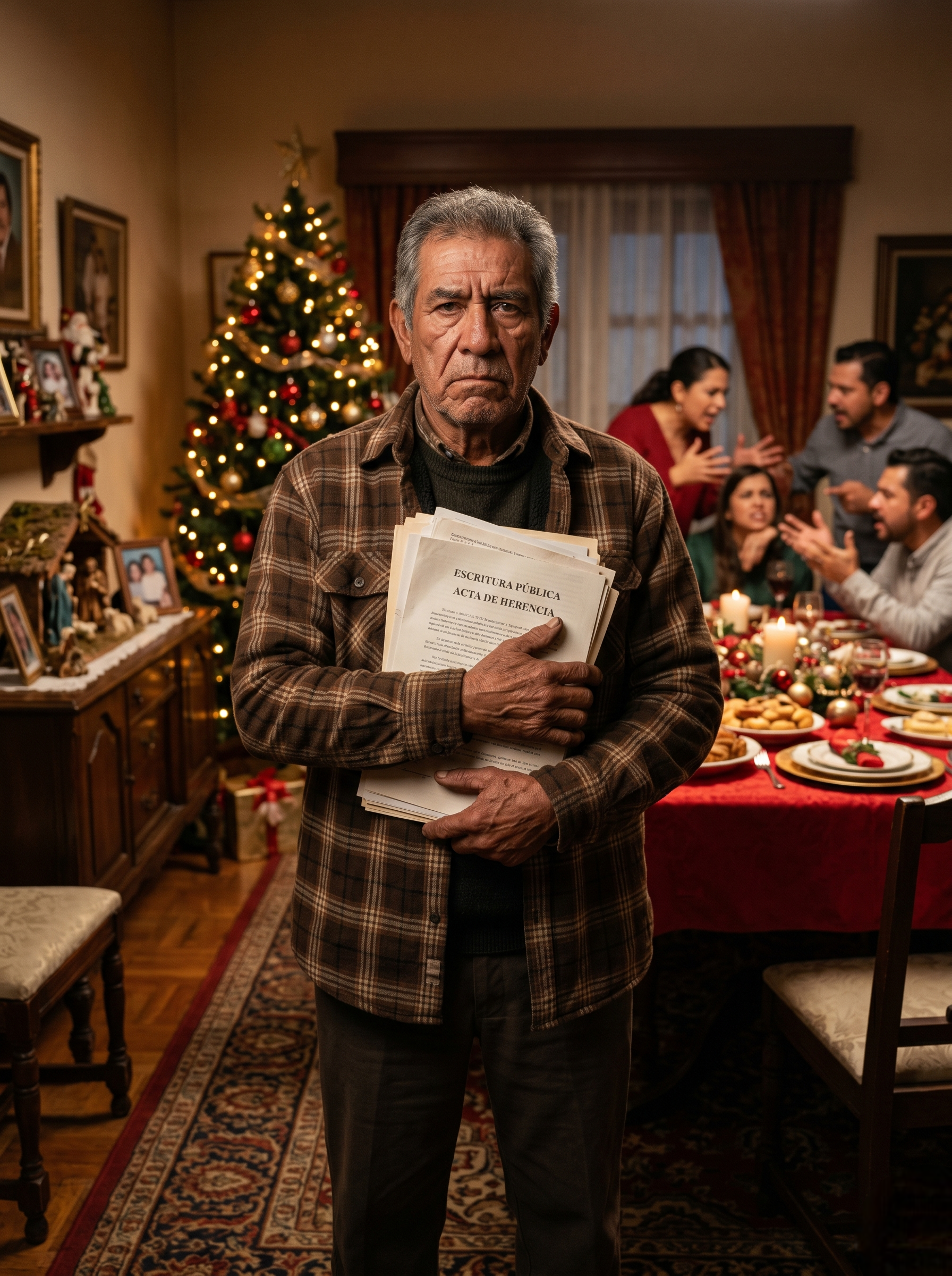 Mi Hijo Dijo “La Casa Me Pertenece Ahora” y Se Rió de Mi Vejez en Navidad, Pero No Sabía Que Aquel Viejo de San Cosme, Herido y Humillado, Iba a Defender Su Dignidad y Dejar a Toda la Familia Sin Un Solo Centavo Fácil