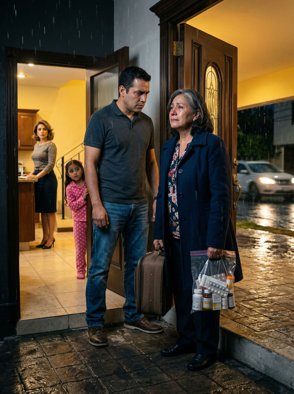 Llegué A Casa De Mi Hijo Con La Cadera Lastimada Y Una Maleta Pequeña, Pero Me Llamó Carga Frente A Mis Nietos… Sin Imaginar Que Esa Misma Semana Yo Iba A Quitarle El Piso Que Había Construido Con Mi Silencio…