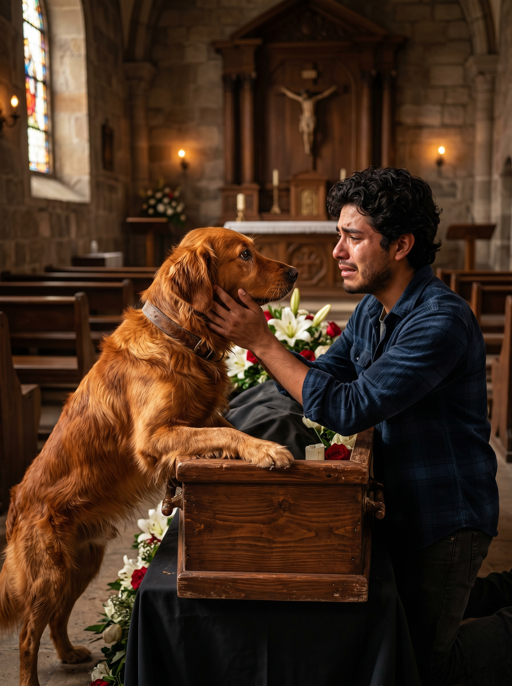 El Perro que Detuvo el Funeral de su Dueño y Escuchó lo que Nadie Más Pudo Oír: la Impactante Historia Real de Cooper, el Héroe Leal que Descubrió Vida Dentro del Ataúd y Cambió el Destino de una Familia para Siempre…