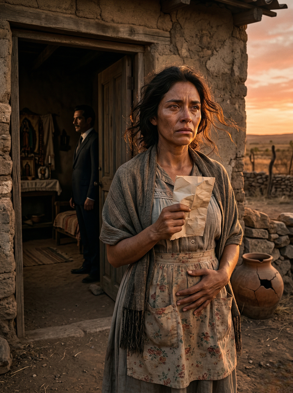 La echaron de su casa con una carta infame y una criatura en el vientre, pero nadie imaginó que aquella viuda humillada compraría una cabaña por cinco monedas, descubriría un secreto enterrado y haría temblar a la familia más poderosa del territorio…