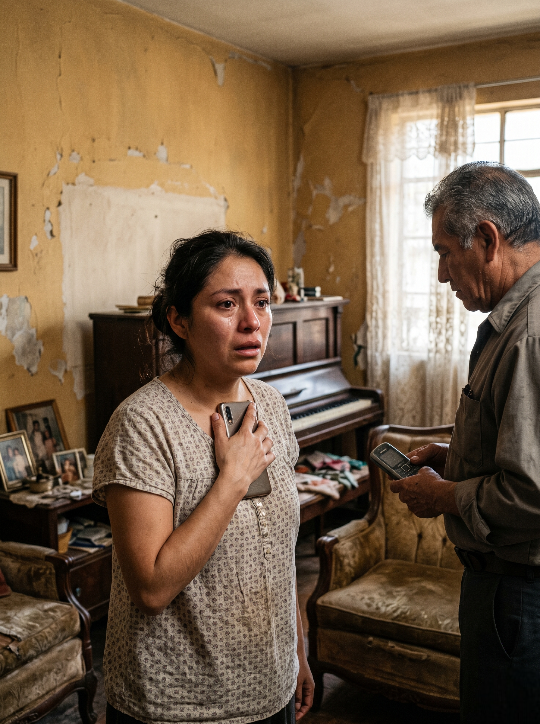 Vendía una vieja cómoda heredada y creía que solo estaba vaciando su casa para empezar de nuevo, pero cuando el comprador la apartó de la pared y encontró un teléfono oculto, descubrió la traición más cruel de su vida…