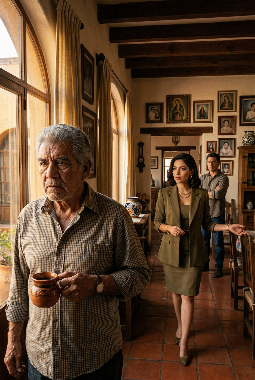 Mi nuera recorrió mi casa como si ya fuera de su familia: miró los cuartos, midió la luz, imaginó a sus padres viviendo donde mi esposa murió y donde yo guardaba toda una vida de recuerdos; creyó que mi silencio era debilidad, que mi vejez era permiso y que mi hogar estaba “desaprovechado”, pero cuando dijo con una sonrisa fría: “Esta casa es perfecta para mis papás”, no sabía que cada paso suyo ya la acercaba a una sorpresa legal, familiar y moral que le destrozaría los planes para siempre…