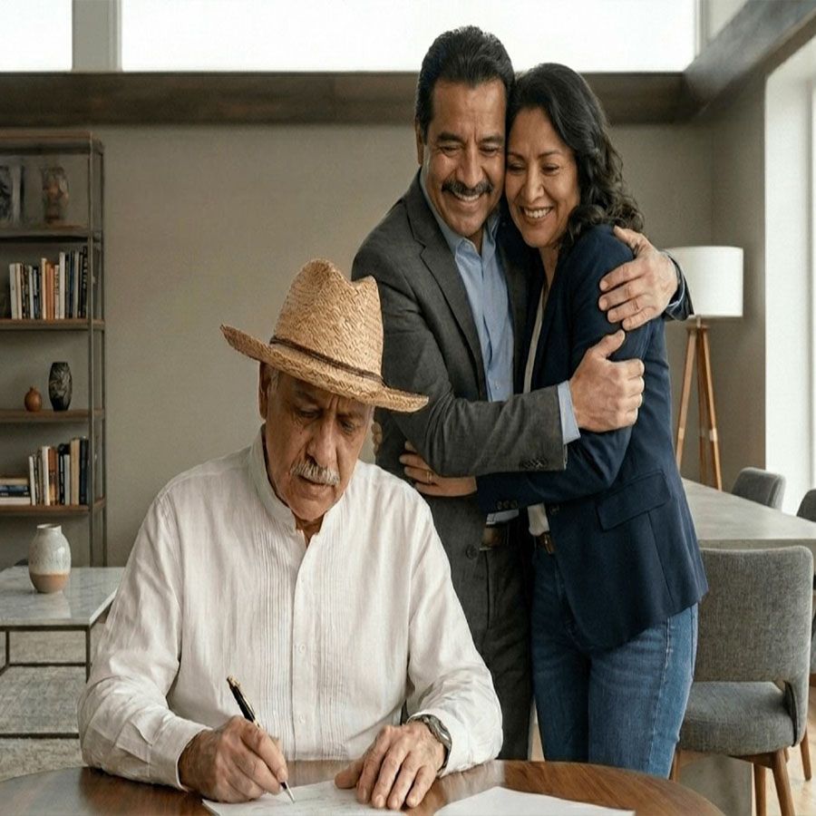Firma Aquí, Papá”… Creyeron Que Era Un Viejo Ingenuo — Y Fue Su Peor Error…