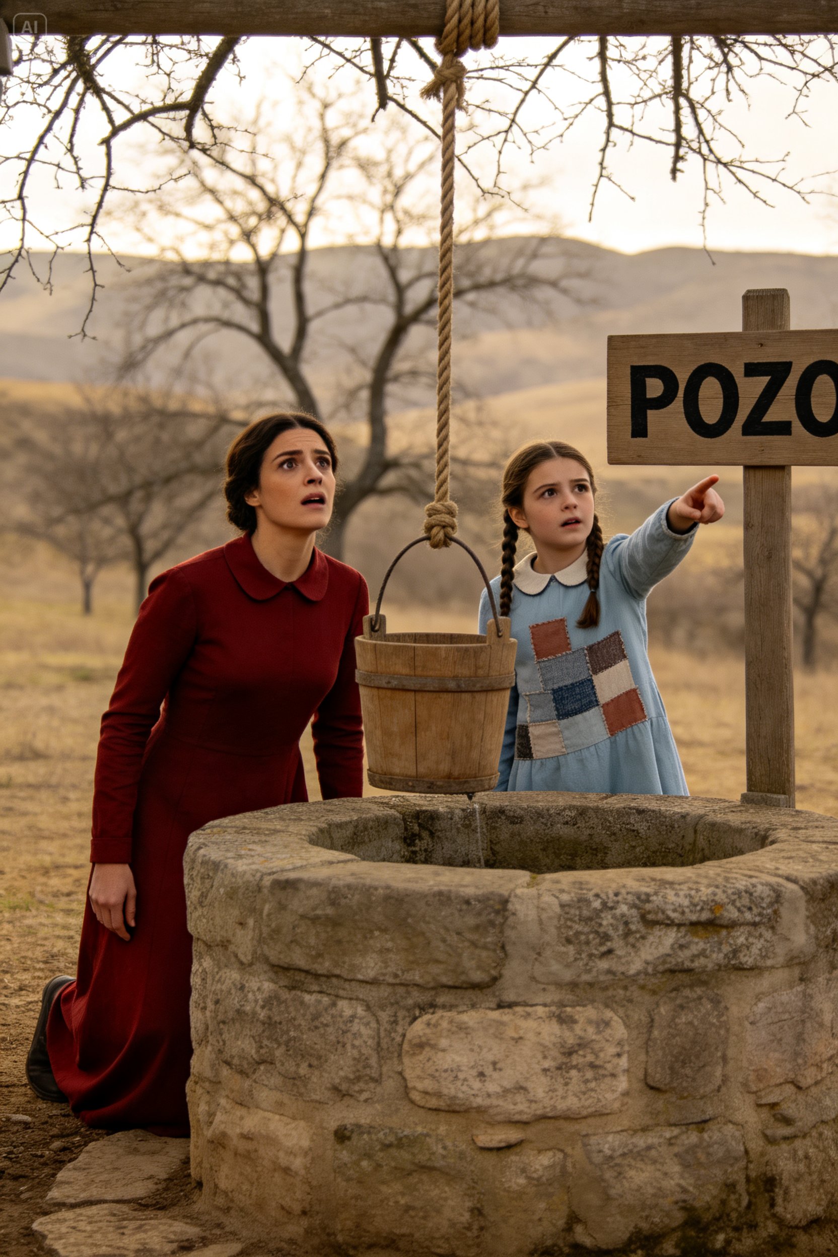 Mamá, Hay Alguien En El Pozo, Dijo La Hija De La Granjera, Y Al Mirar Hacia Abajo Fue Impactante…