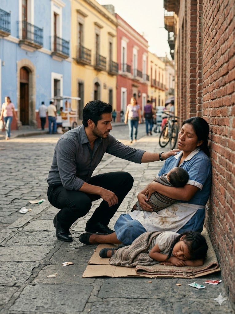 El millonario que encontró a su empleada durmiendo en la calle con sus hijos y descubrió el peor secreto de su propia familia