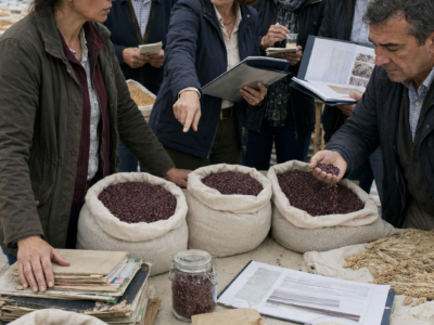 TODOS SE RIERON CUANDO LLEVÓ 4 SACOS DE TRIGO VIOLETA A LA LONJA DE BURGOS… HASTA QUE UNA EMPRESA ALIMENTARIA DE BARCELONA HIZO UNA SOLA PREGUNTA: «¿QUIÉN CONTROLA LA SEMILLA MADRE?»