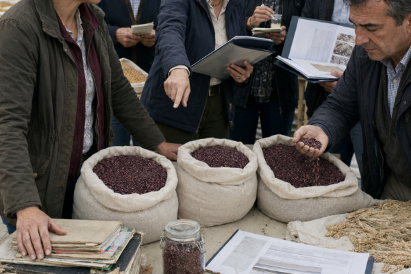 TODOS SE RIERON CUANDO LLEVÓ 4 SACOS DE TRIGO VIOLETA A LA LONJA DE BURGOS… HASTA QUE UNA EMPRESA ALIMENTARIA DE BARCELONA HIZO UNA SOLA PREGUNTA: «¿QUIÉN CONTROLA LA SEMILLA MADRE?»
